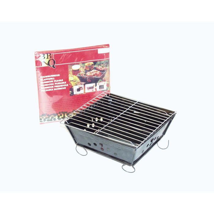 Barbecue Bbq Envelop Opvouwbaar Staal 25x25 cm 