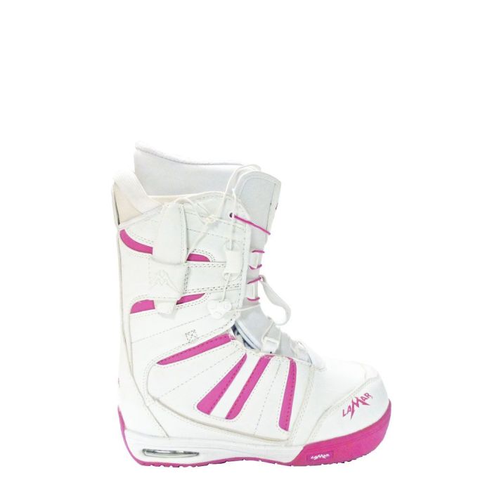 Lamar Express White Snowboard Boots