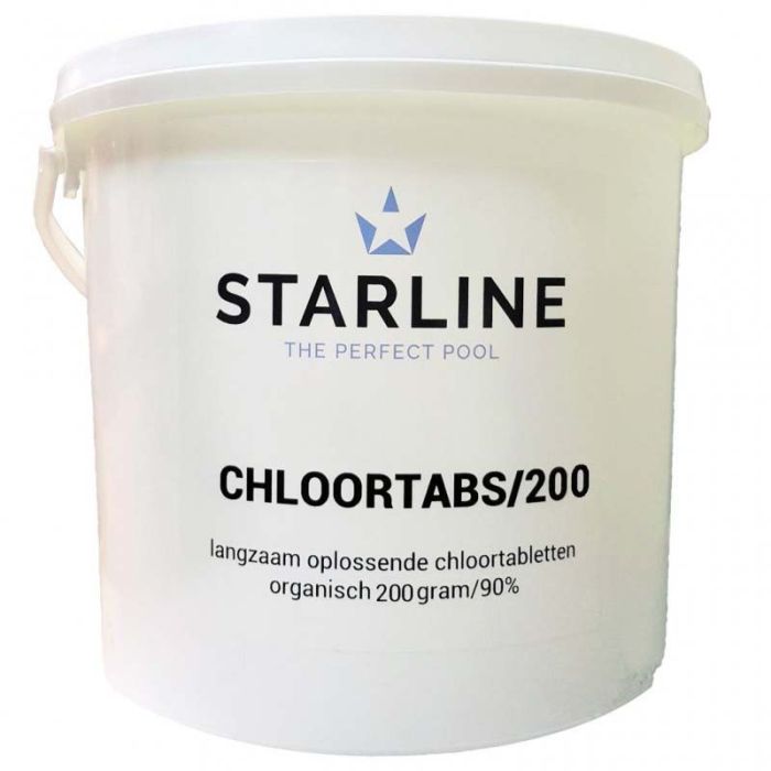 Chloortabs 90% 200 Gr 5 KG Organisch STABIEL 2018 Starline