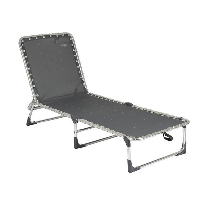 Crespo Vouwbed laag AL 367/40 donker grijs
