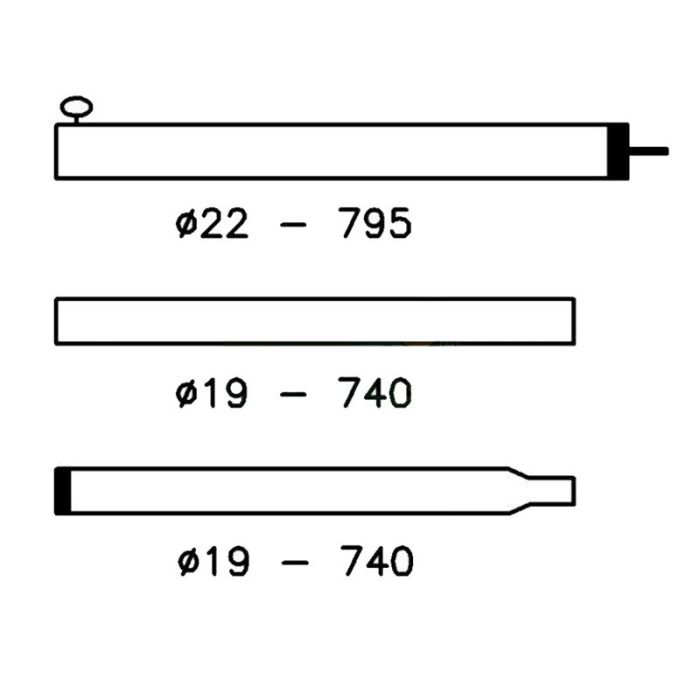 zak tentstok alu. 22/19 mm 80-220 cm