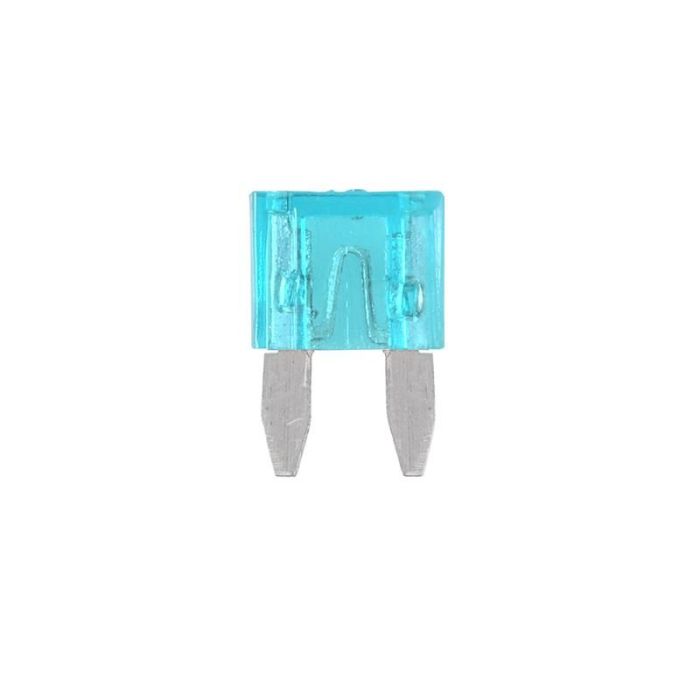 Steekzekeringen mini 15A blauw 6 stuks in blister