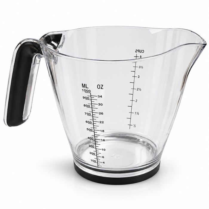 Maatbeker 1L transparant