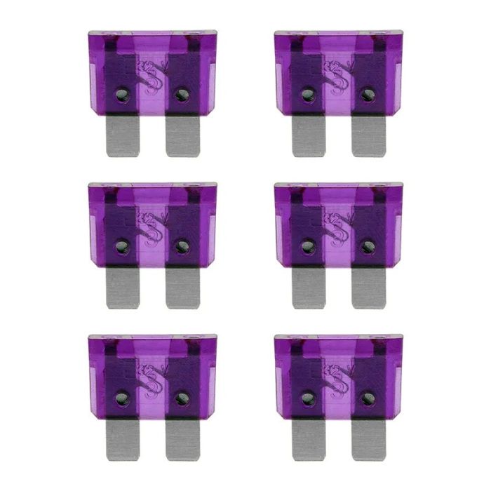ProPlus Steekzekeringen standaard 3A paars 6 stuks