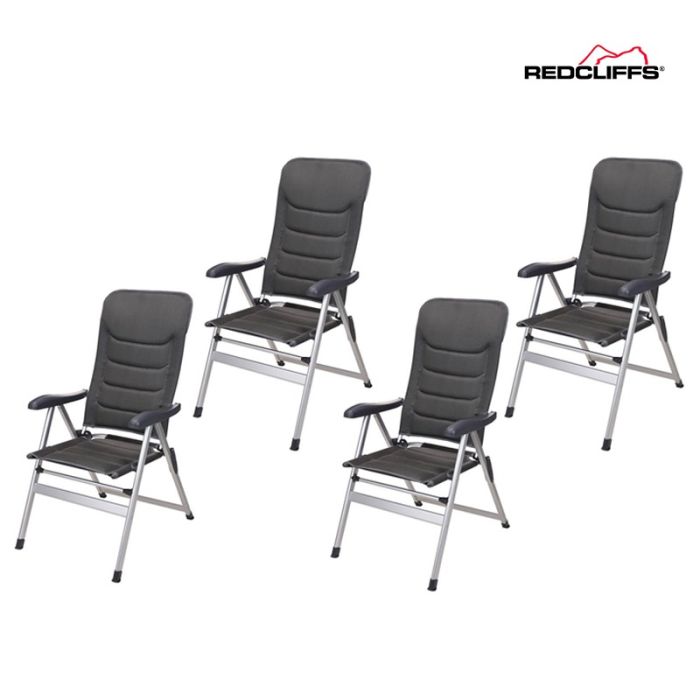 4 x Redcliffs Campingstoel 76 X 57 X 118 CM set