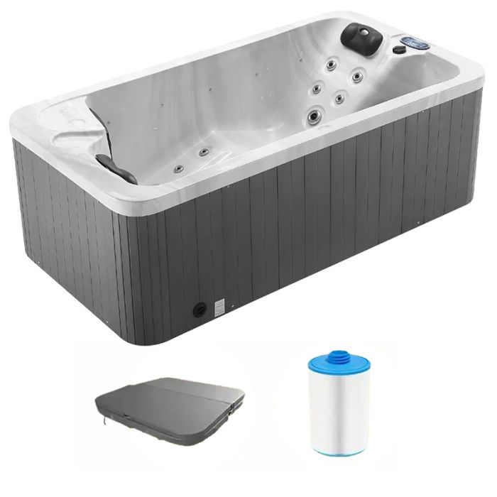 W’eau Iseo spa - 2 persoons met cover en spa-filter