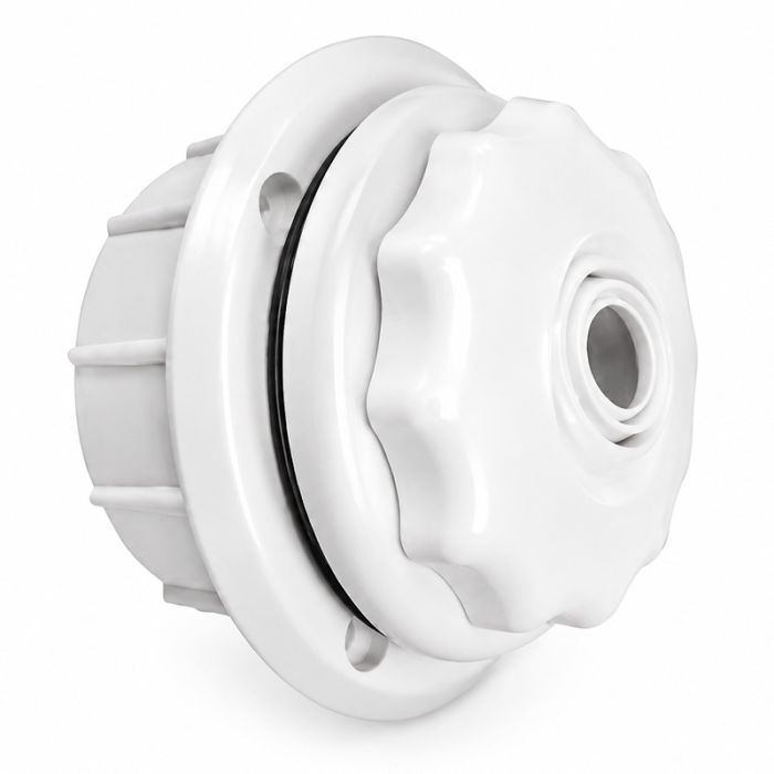 Weltico 62997 Bodemzuigeraansluiting + Inspuiter ROND WIT
