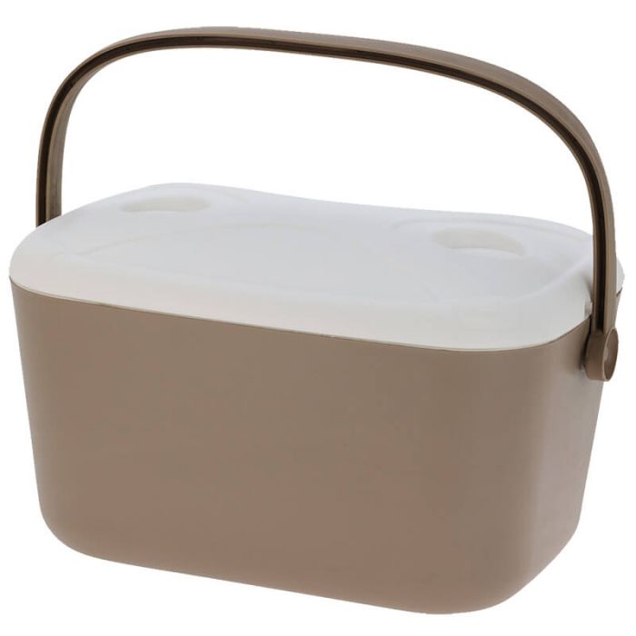 20 liter koelbox in de kleur beige