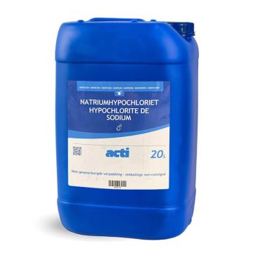 Vloeibaar Chloor (Hypochloriet) 20 Ltr