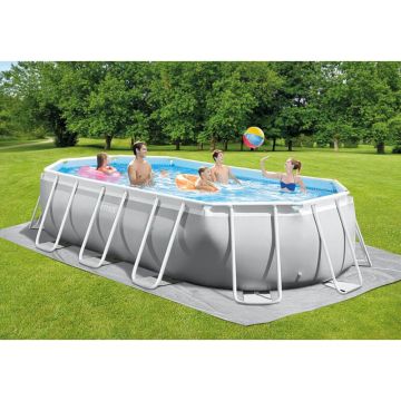 Intex Prism Oval Frame Pool 503 x 274 x 122 cm SET 26796GN
