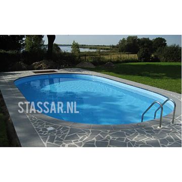 SET ++ Korfu ovaal BLUE - diepte 120 cm