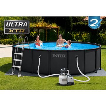 Intex Ultra XTR Frame Pool Ø 549 x 132 cm set 26330GS zandfilterpomp