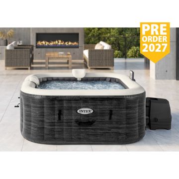 Bestel nu al de Intex PureSpa Deluxe Bubble Greystone voor 4 personen. 28450NP PRE-ORDER 2027