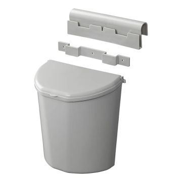 10L proplus caravan afvalbakje met deksel + ophangprofielen