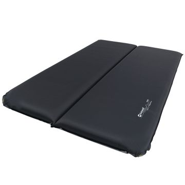 Outwell Sleepin 10 cm dikke tweepersoons slaapmat in de kleur zwart 
