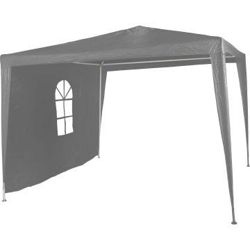 Paviljoenzijstuk Partytent grijs met venster