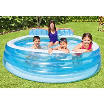 Intex Swim Center Family Lounge Pool 224 x 216 x 76 cm Zwembad 57190