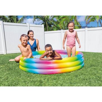 Intex rainbow zwembad 147 x 33 cm 58439NP