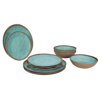 Bo-Camp 12-delig melamine servies Halo 6181392