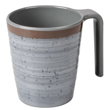Bo-Camp Mok Halo 4-dlg melamine grijs 6181402