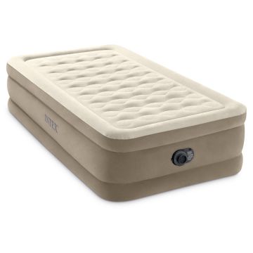 Intex 64426ND ultra plush twin-size luchtbed met ingebouwde pomp is geschikt voor 1 persoon