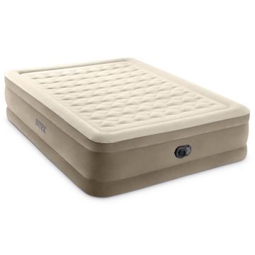 Intex 64428ND ultra plush queen-size luchtbed met ingebouwde pomp is geschikt voor twee personen
