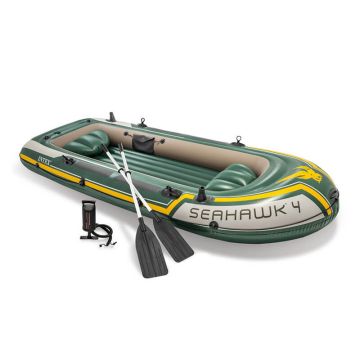 Intex Seahawk 4-persoons opblaasboot set 68351NP