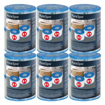 6 x PureSpa S1 duo filterpak van Intex