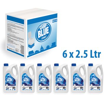 STIMEX® Camp Blue BULKPACK 6 x 2,5 Ltr Afvaltank Toiletvloeistof