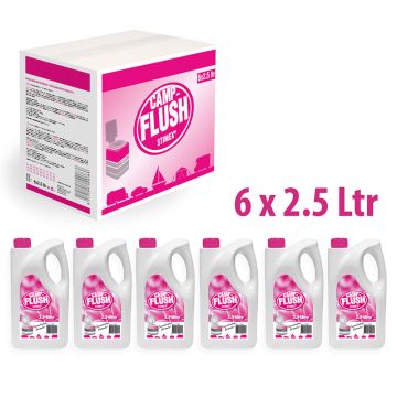 STIMEX® Camp Flush BULKPACK 6 x 2,5 Ltr Spoelwatertank Toiletvloeistof