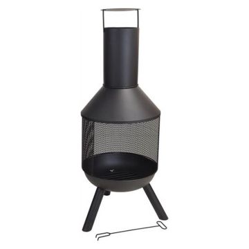 Sfeerhaard metaal 116cm