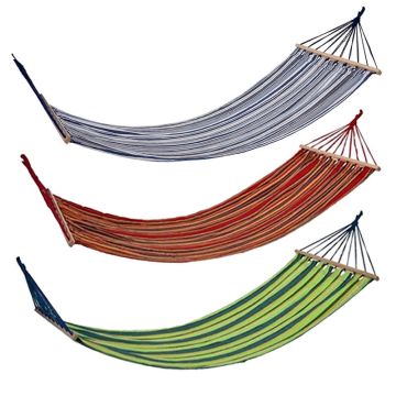 hangmat in 3 verschillende kleuren