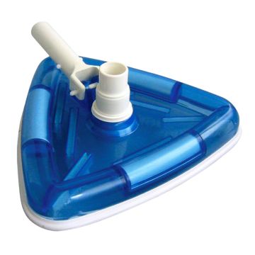 Kokido verzwaarde bodemzuiger driehoekig (blauw-wit). stassar.nl