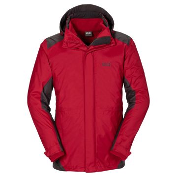 Amply 3-in-1 Jacket M - Indian Red