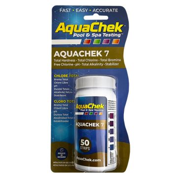 Aquachek 50 test strips 7-in-1