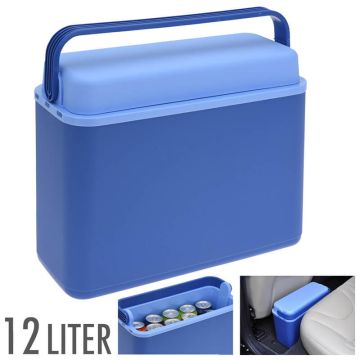 Autokoelbox 12 liter ijsblauw