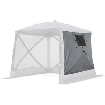 Bardani quick lodge dichte ZIJWAND antraciet