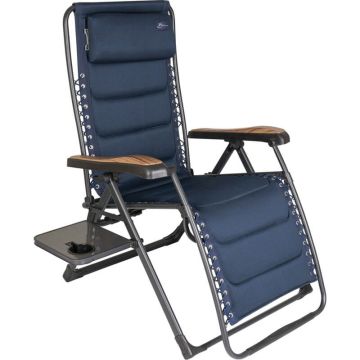 Bardani riposo alu 3d comfort relaxstoel moonlight-blue (with side table)