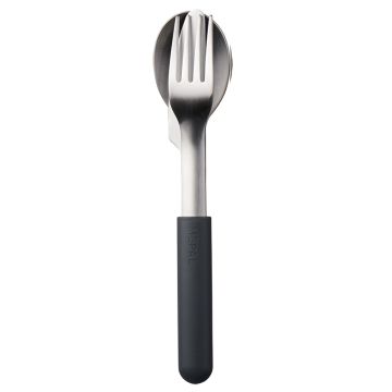 Mepal bestekset bloom 3-delig - zwart