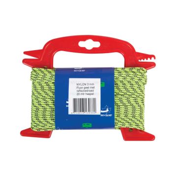 Bo Camp Koord Haspel Nylon Reflecterend 3 mm 20 meter 4113088 1