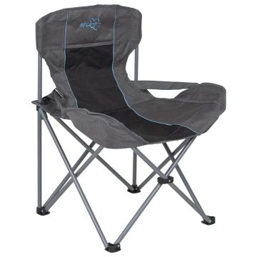 Bo-Camp Vouwstoel Deluxe Compact grijs