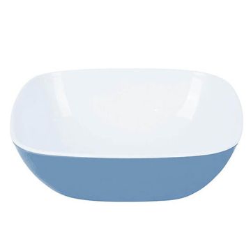 Bo-Camp Kom melamine vierkant 2-tone staalblauw 6181287