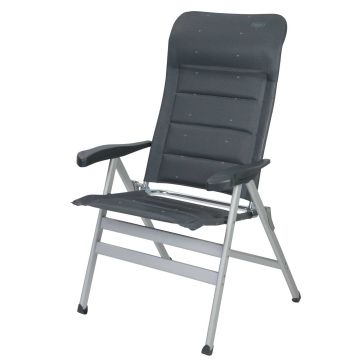 Crespo AL-238/40 Deluxe donkergrijs kampeerstoel