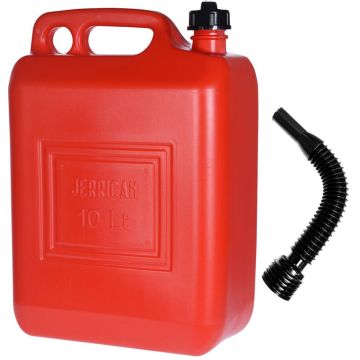 Jerrycan voor brandstof 10 liter met trechtertuit