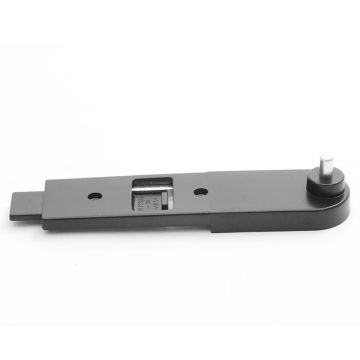 Dometic onderste scharnierdeel zwart/metaal RMS8460