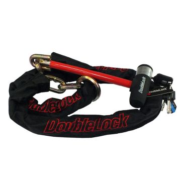 DoubleLock kettingslot + staaf in showkoffer
