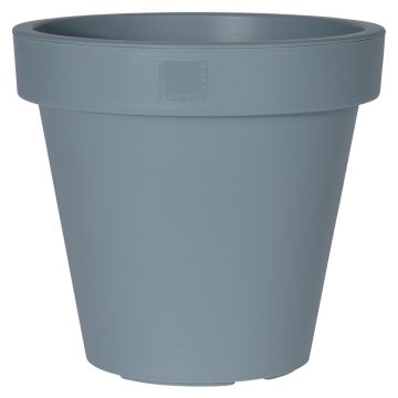 Ecken & Kanten bloempot rond Ø 50cm in pastel blauw voor binnen en buiten.