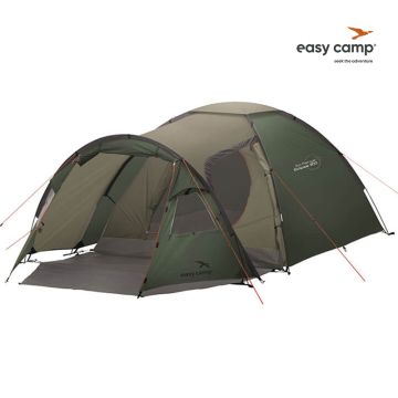 Easy Camp Eclipse 300 in de kleur Rustic Green is een 3-persoons koepeltent