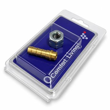 Wartel en tule 1/4" links binnendraad