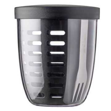 Mepal fruit & veggie pot ellipse - nordic black